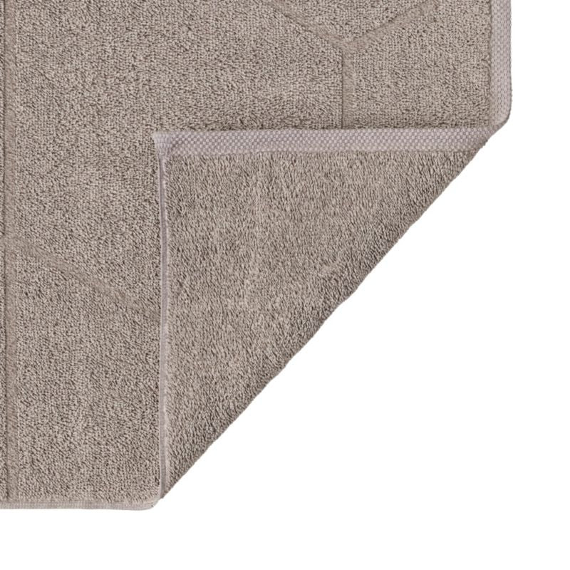 Bademåtte 50 x 70 cm Taupe Bomuld OEKO-TEX