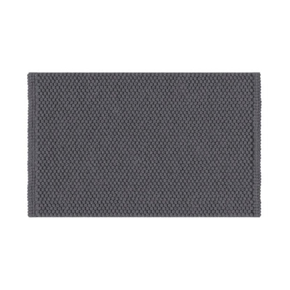 Bademåtte 50 x 80 cm Sort Antiskrid Polyester/Bomuld