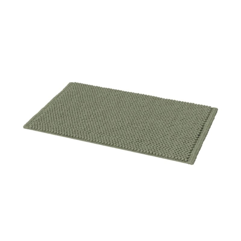 Bademåtte 50 x 80 cm Grøn Antiskrid Latexbagside