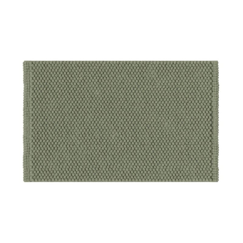 Bademåtte 50 x 80 cm Grøn Antiskrid Latexbagside