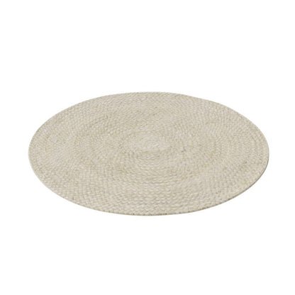 Rundt Bademåtte 70 cm Naturfarvet Jute Skridsikker