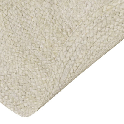 Rundt Bademåtte 70 cm Naturfarvet Jute Skridsikker