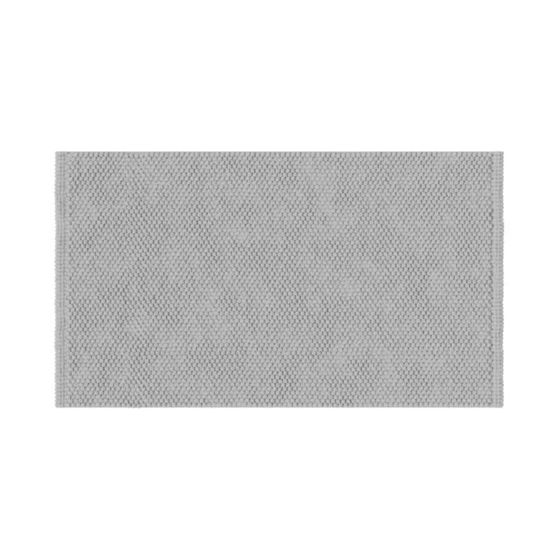 Bademåtte 70 x 120 cm Lysegrå Antiskrid Latex