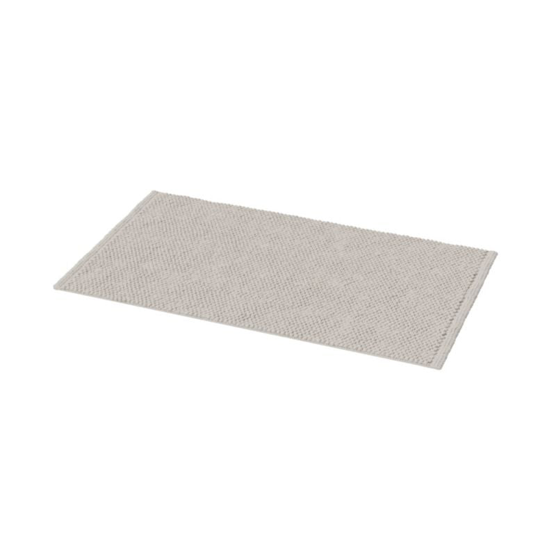 Bademåtte 70 x 120 cm Stengrå Antiskrid Rektangulær