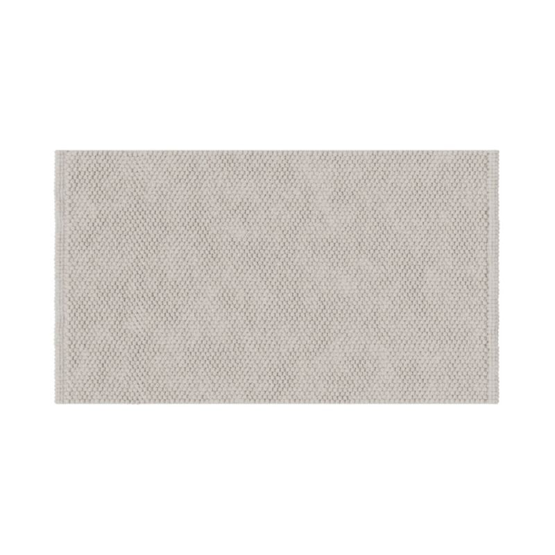 Bademåtte 70 x 120 cm Stengrå Antiskrid Rektangulær