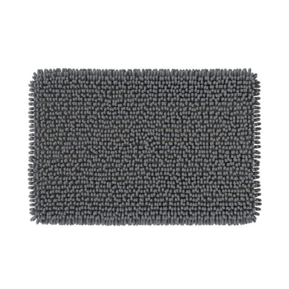 Bademåtte 50 x 80 cm Antracit Skridsikker Polyester