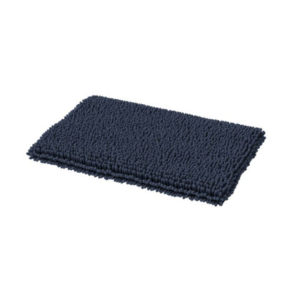Bademåtte 50 x 80 cm Marineblå Antiskrid Rektangulær