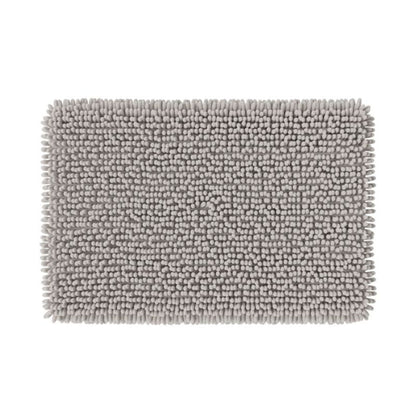 Bademåtte 50 x 80 cm Grå Steneffekt Antiskrid Polyester