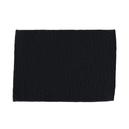 GoodHome Kina badeværelsesmåtte 50 x 70 cm mat-sort
