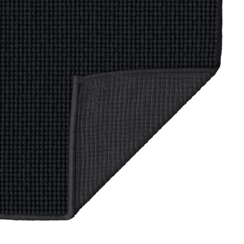 GoodHome Kina badeværelsesmåtte 50 x 70 cm mat-sort