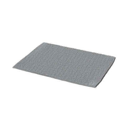 Bademåtte 50 x 70 cm Grå Antiskrid Polyester