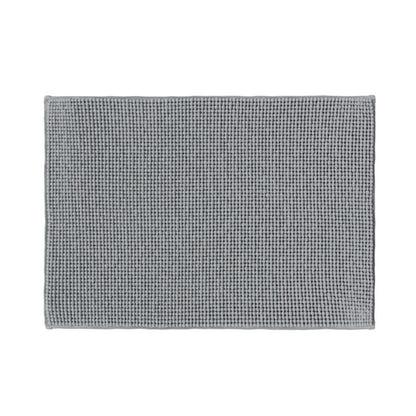 Bademåtte 50 x 70 cm Grå Antiskrid Polyester