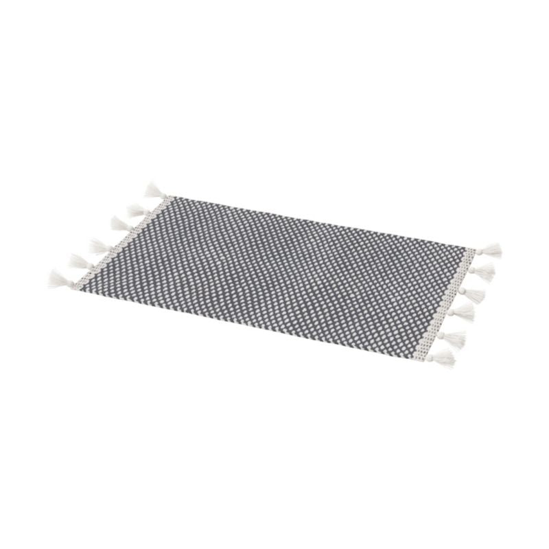 Bademåtte Nammu 50 x 80 cm Ecru Antracit Skridsikker