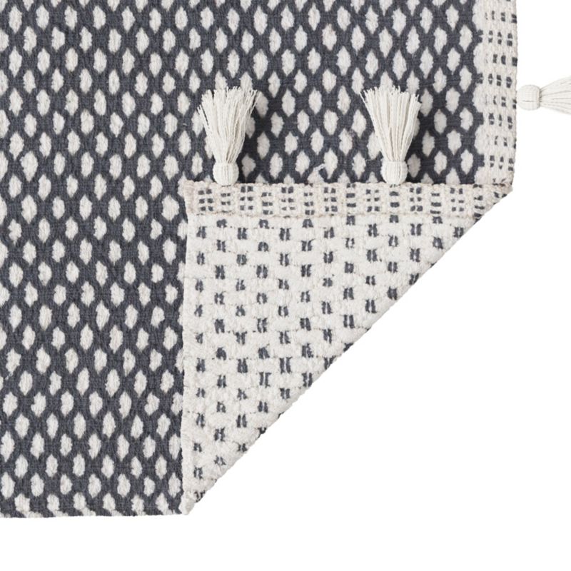 Bademåtte Nammu 50 x 80 cm Ecru Antracit Skridsikker