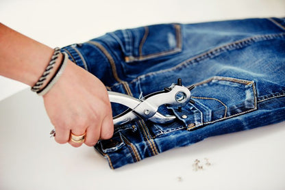 Læderhullemaskine Rapid RP03 med drejelig hoved