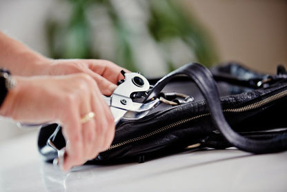 Læderhullemaskine Rapid RP03 med drejelig hoved