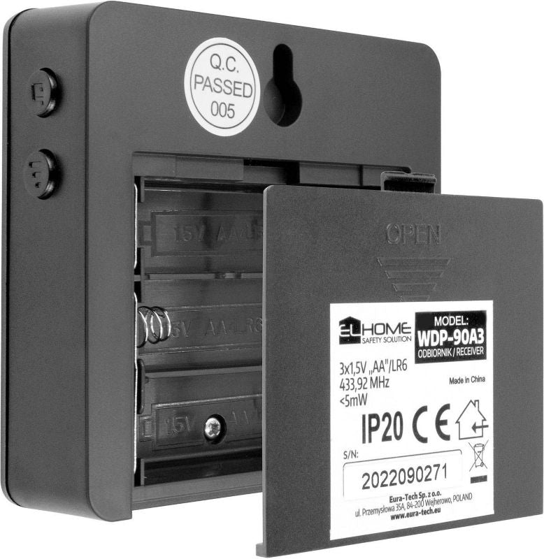 Trådløs dørklokke El Home med WiFi-kamera WDP-90A3 C