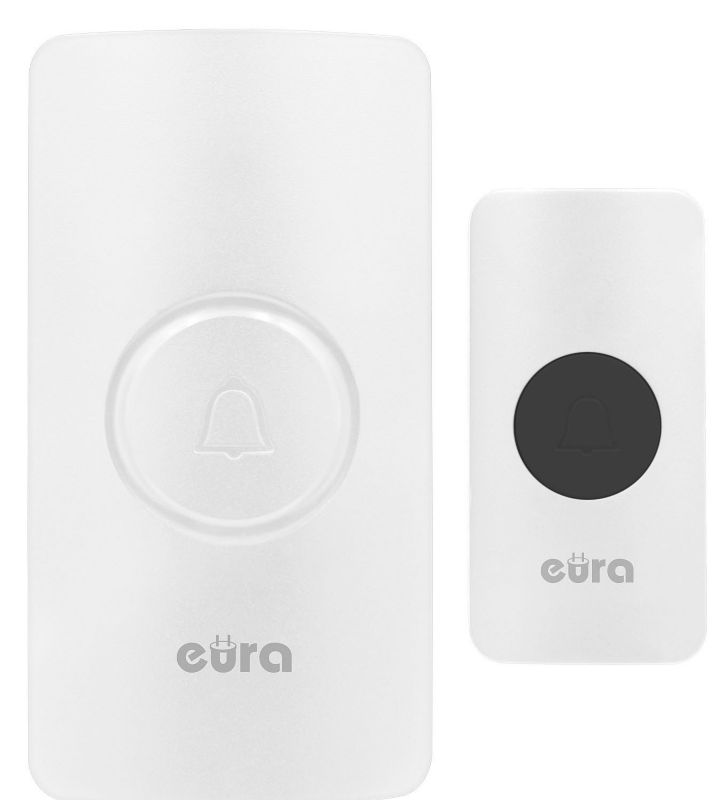 Trådløs dørklokke Eura WDP-05A3 Funky hvid