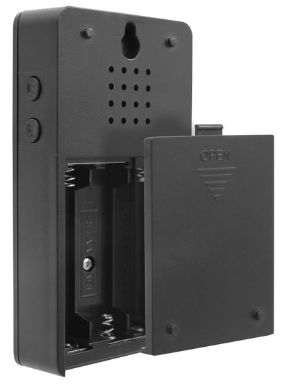Trådløs dørklokke Eura WDP-44A3 Funky mat-sort