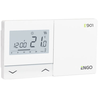 Elektronisk Rumtermostat E901 Ugetimer Kablet