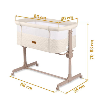 Børneseng Nukido Klapbar 0-5 Mdr 9 Kg Lys Beige
