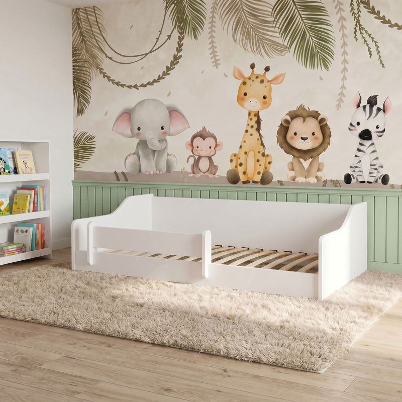 Montessori Gulvseng 160x80 cm Hvid