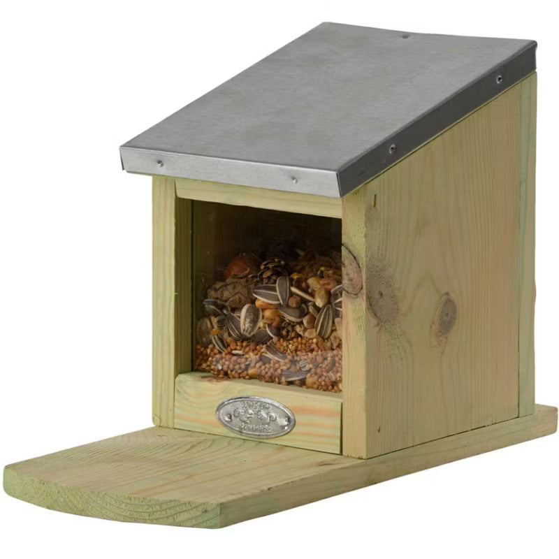 Egern Foderhus 12,6x25,4x18,9 cm Træ Brun