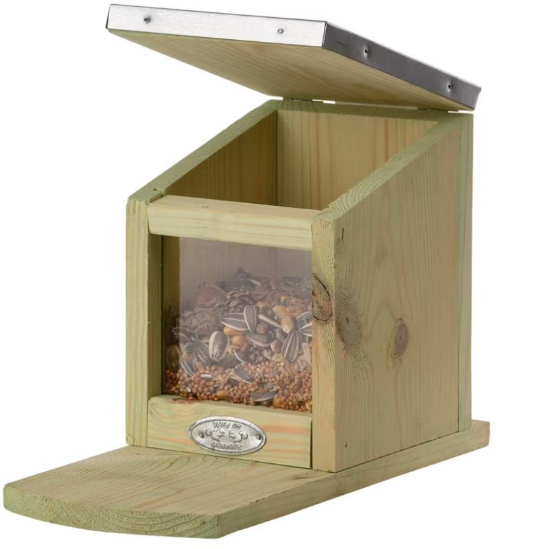 Egern Foderhus 12,6x25,4x18,9 cm Træ Brun