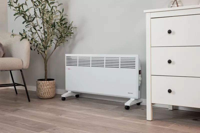 El-Konvektorradiator EWN 2500W 89x40 cm Hvid