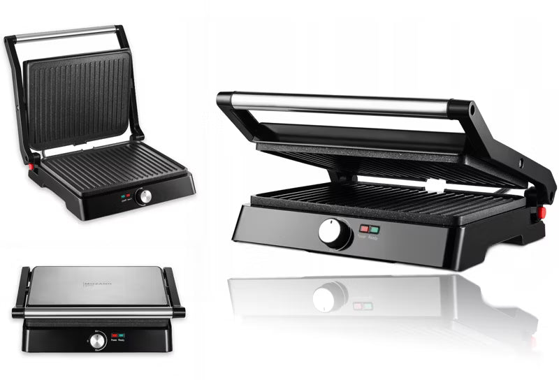 Elektrisk Bordgrill 2200W 29x23 cm Sort