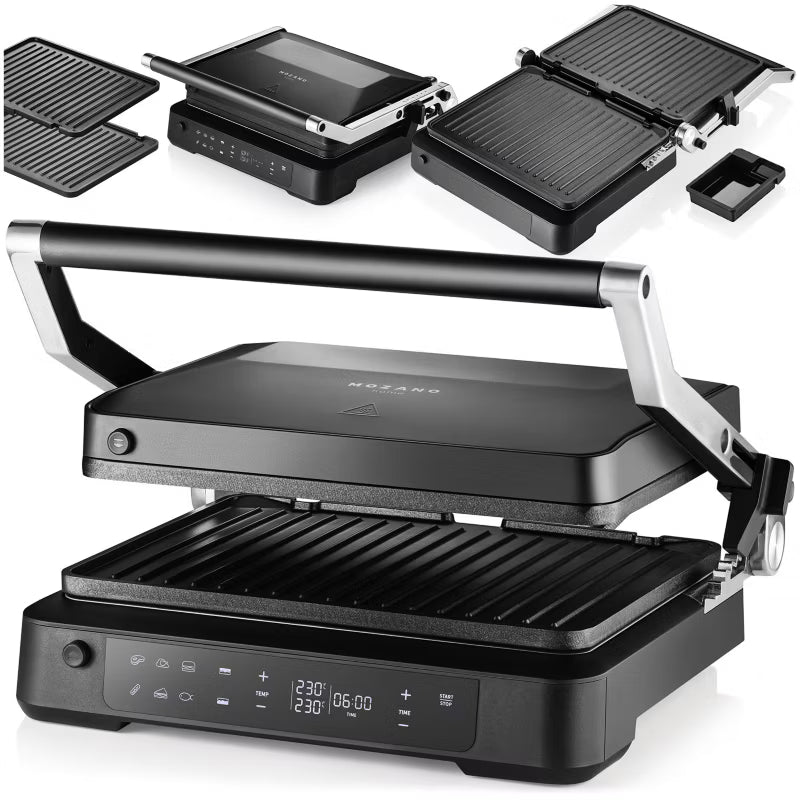Elektrisk Bordgrill Dual Cook 2000W Sort