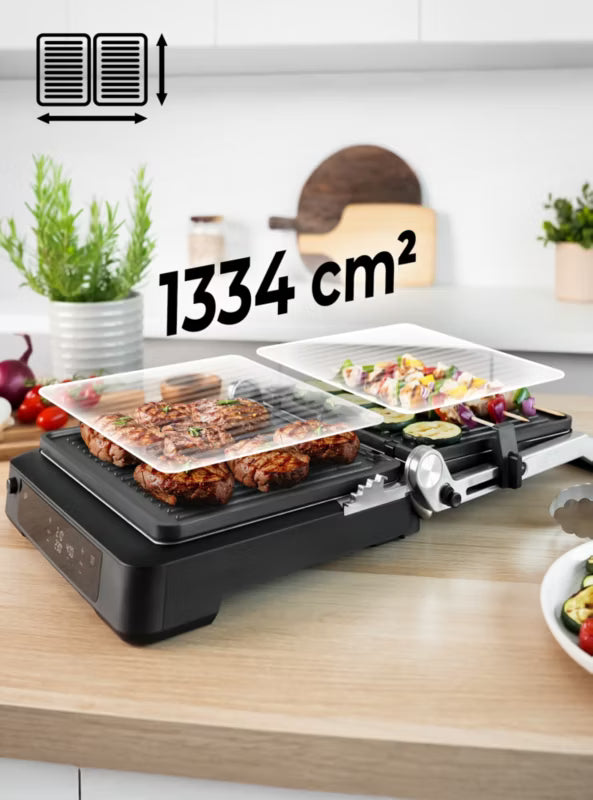 Elektrisk Bordgrill Dual Cook 2000W Sort