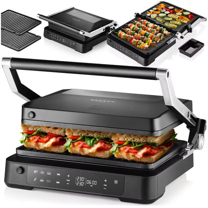 Elektrisk Bordgrill Dual Cook 2000W Sort
