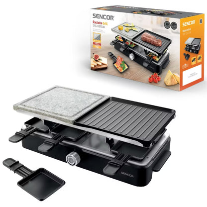 Elektrisk Bordgrill Raclette 1400W Sort