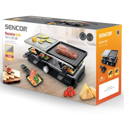 Elektrisk Bordgrill Raclette 1400W Sort