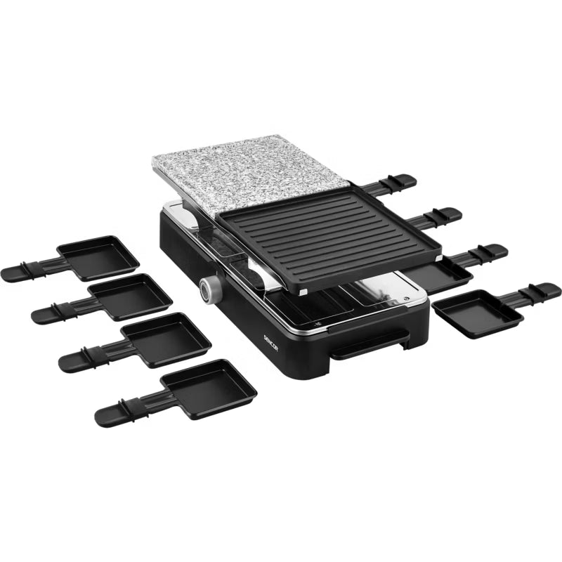 Elektrisk Bordgrill Raclette 1400W Sort
