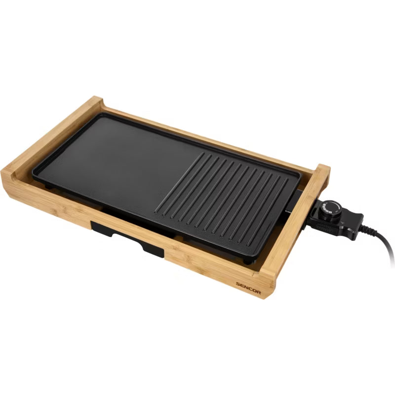 Elektrisk Bordgrill SBG 206BK 43x23 cm Sort 1800W
