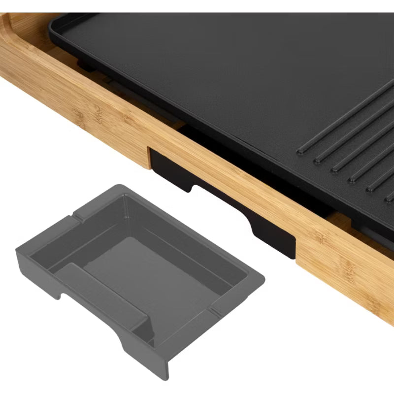 Elektrisk Bordgrill SBG 206BK 43x23 cm Sort 1800W