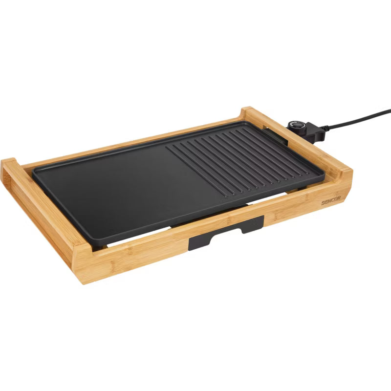 Elektrisk Bordgrill SBG 206BK 43x23 cm Sort 1800W