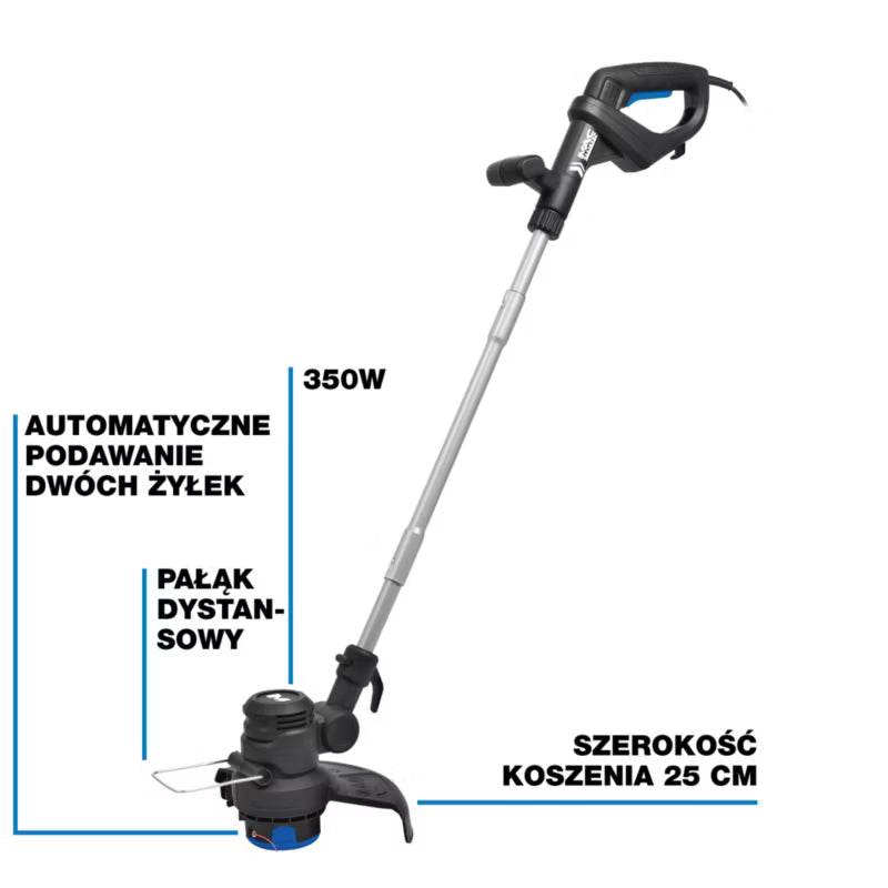 Elektrisk Græstrimmer 350 W 25 cm Sort MGT35025