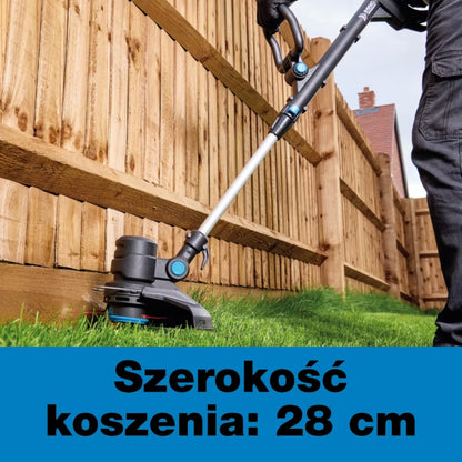 Elektrisk Græstrimmer 450 W 28 cm Blå MGT45028