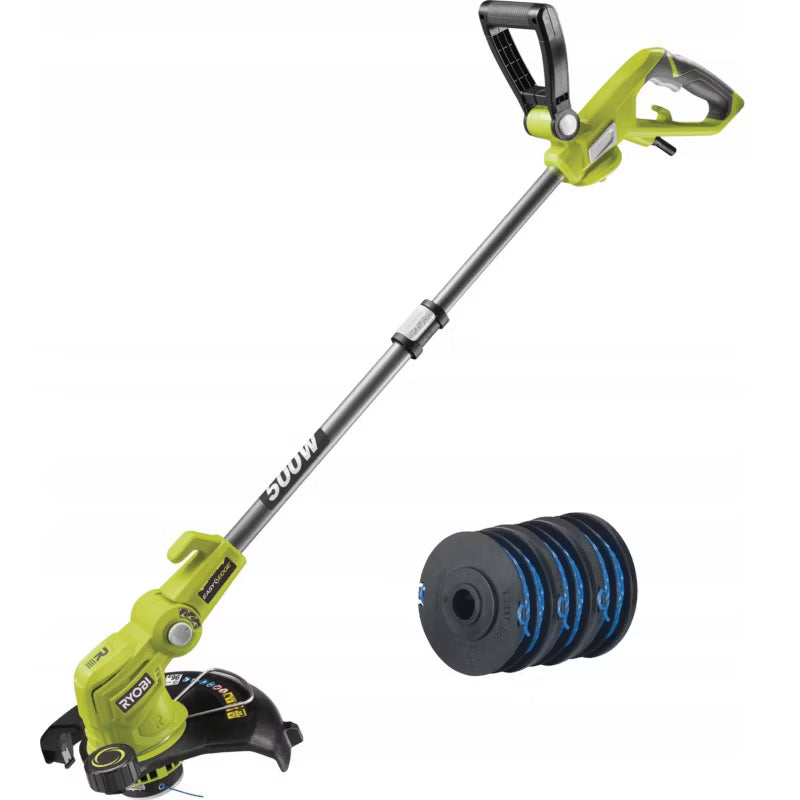 Elektrisk Græstrimmer 500W 27 cm Grøn med 3 Spoler RLT5127PK3