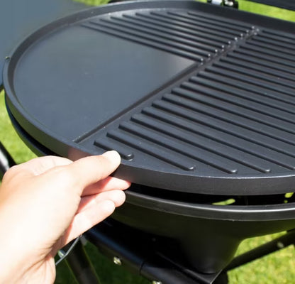 Elektrisk Grill BBQ-9479 46x35 cm Sort og Guld