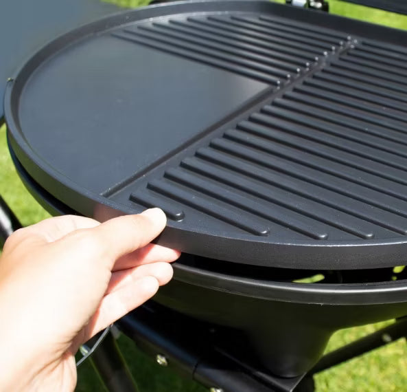 Elektrisk Grill BBQ-9479 46x35 cm Sort og Guld