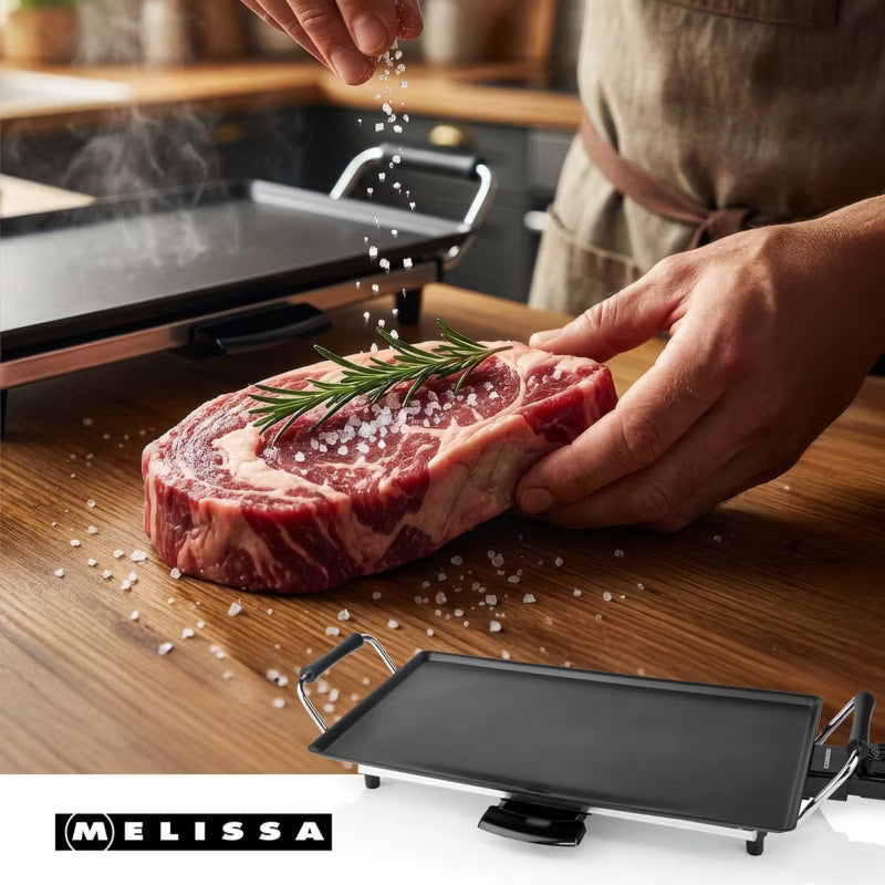 Elektrisk Grill Teppanyaki 47,5x26,5 cm 2000 W Sort
