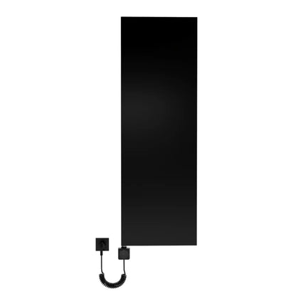 Elektrisk Håndklædetørrer V-line 150x50 cm Sort Mat