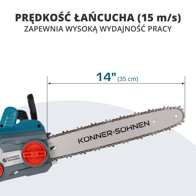 Elektrisk Kædesav 35 cm 1800W KS CS1800-14