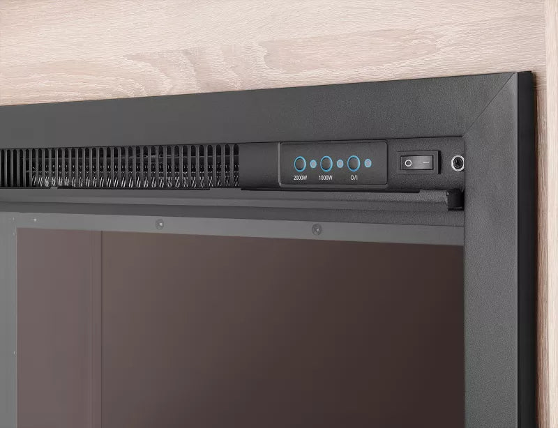 Elektrisk Kamin Cloe 98x80 cm Sonoma Eg