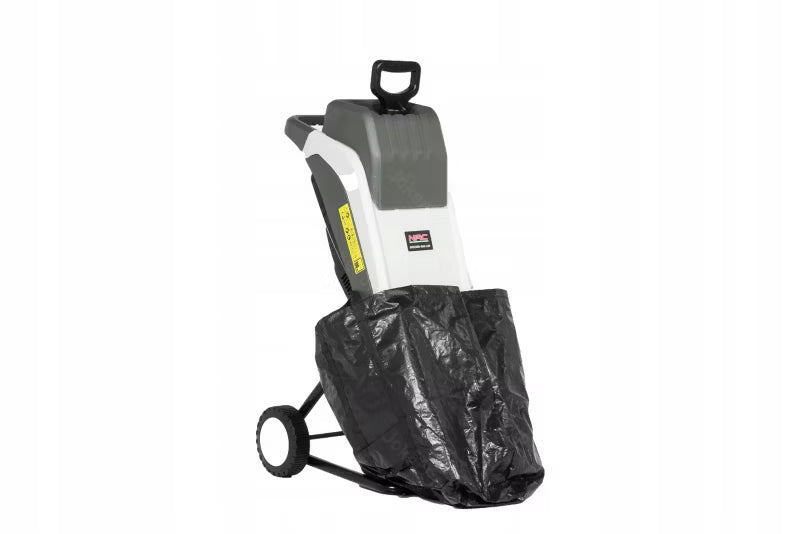 Elektrisk Kompostkværn 2500W 45 mm Sort med 50 l Opsamlerpose SHE250B-BAG-LD2