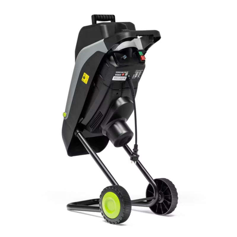 Elektrisk Kompostkværn 2500W 45 mm Sort med 50 l Opsamlerpose SHE250B-BAG-LD2